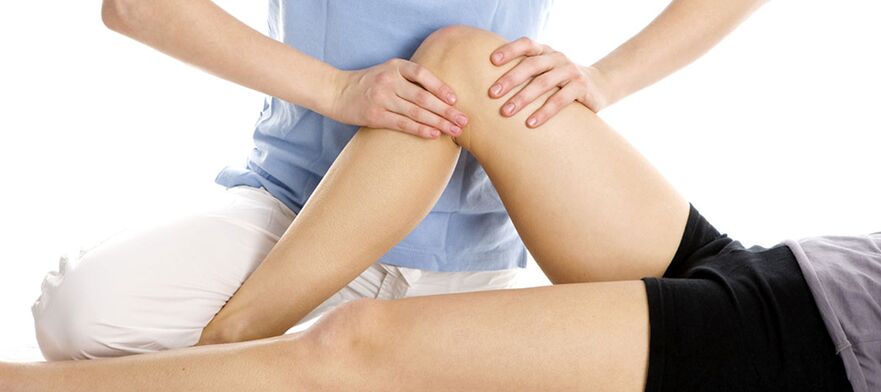 Knee joint massage program