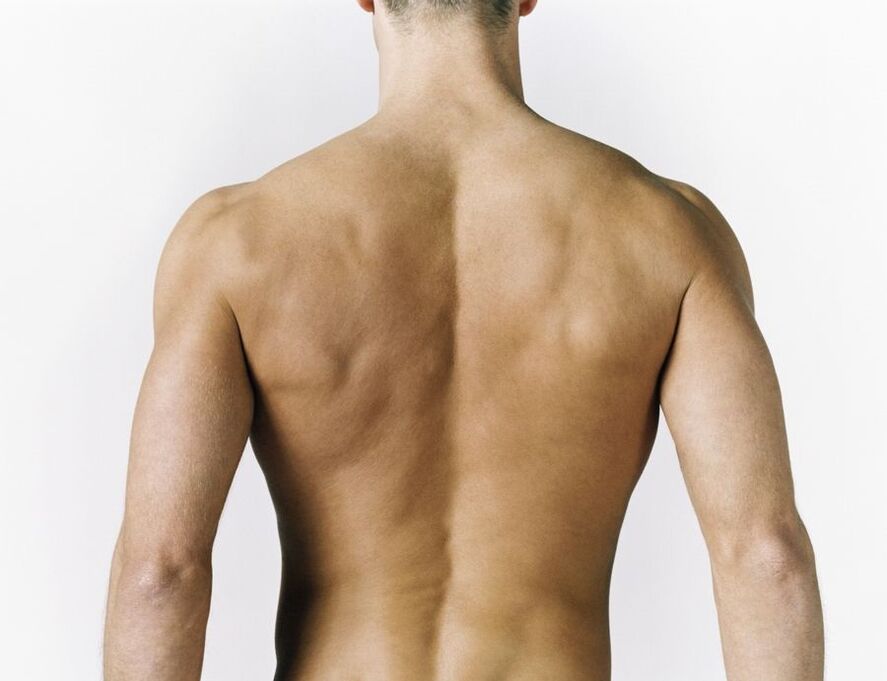 Back muscle inflammation causing pain between shoulder blades